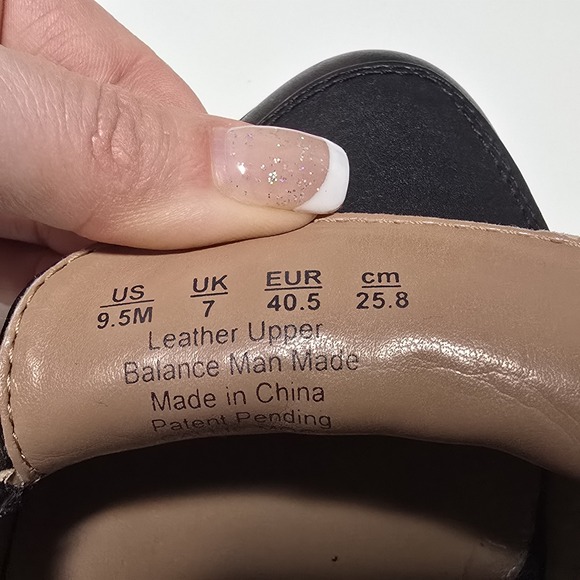 Naturalizer Callie-Moc Black Leather Block Heel Women's Loafers Swing Size 9.5M - Picture 10 of 10